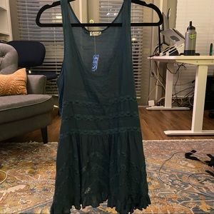 Blue free people tunic